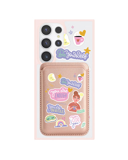 Android Magnetic Wallet Case - Be Yourself