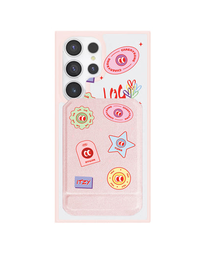 Android Magnetic Multifold Wallet - Itzy Sticker Pack