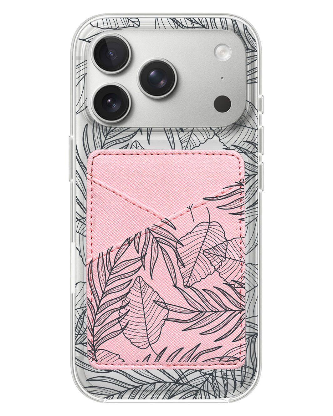 iPhone Phone Wallet Case - Sketchy Tropical 2.0