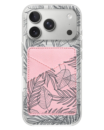 iPhone Phone Wallet Case - Sketchy Tropical 2.0