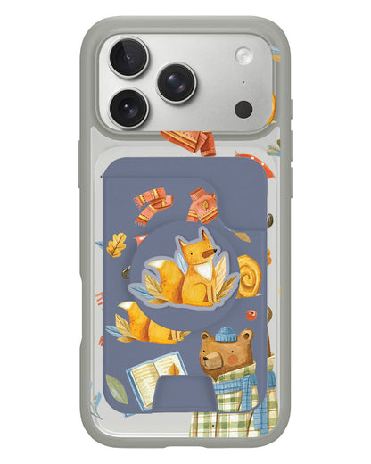 iPhone Magpop Wallet - Bear & Fox