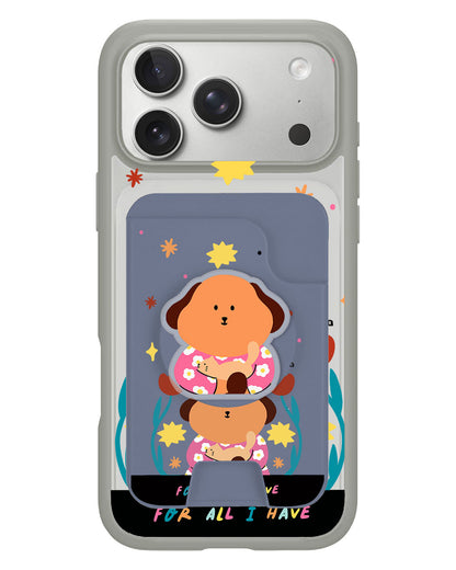 iPhone Magpop Wallet - Kiku and The Cat