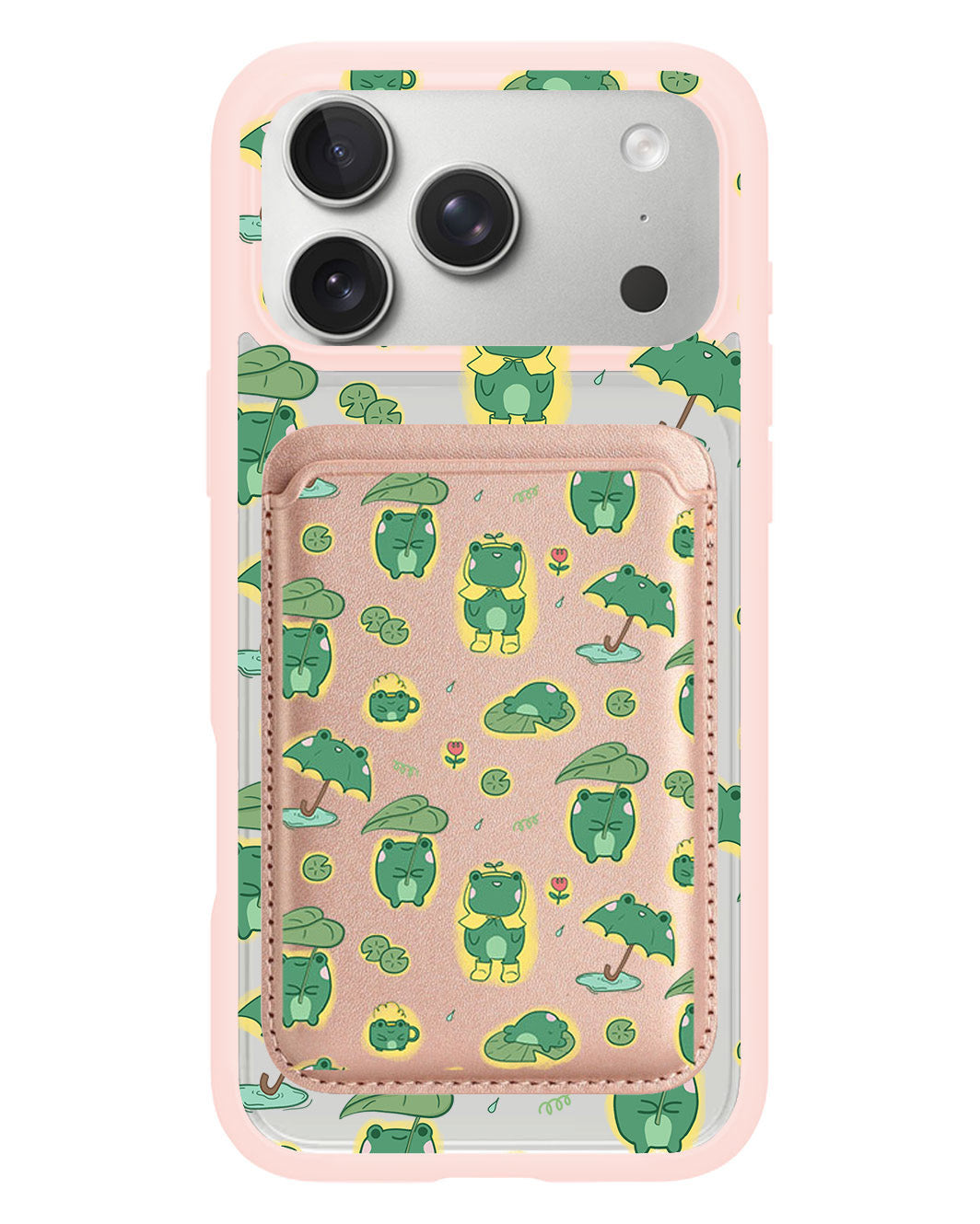 iPhone Magnetic Wallet Case - Happy Rain