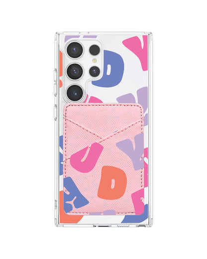 Android Phone Wallet Case - Chubby Monogram