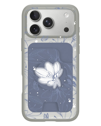 iPhone Magpop Wallet - Sketchy Flower & Butterfly 2.0