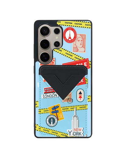 Android Avant Wallet Case - Travel Stickers