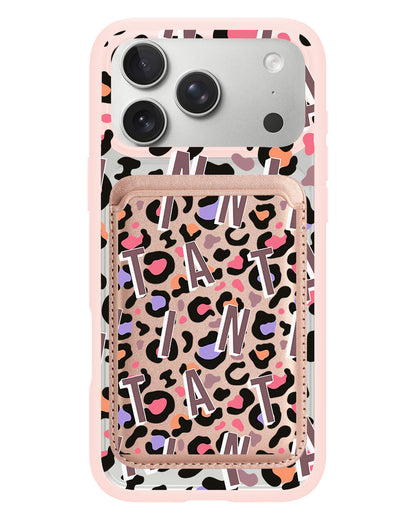 iPhone Magnetic Wallet Case - Leopard Monogram 5.0