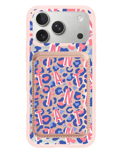iPhone Magnetic Wallet Case - Leopard Monogram 1.0