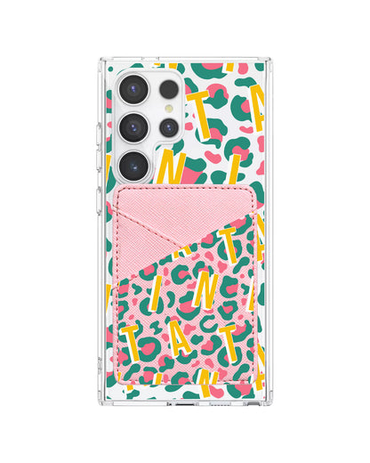 Android Phone Wallet Case - Leopard Monogram 4.0