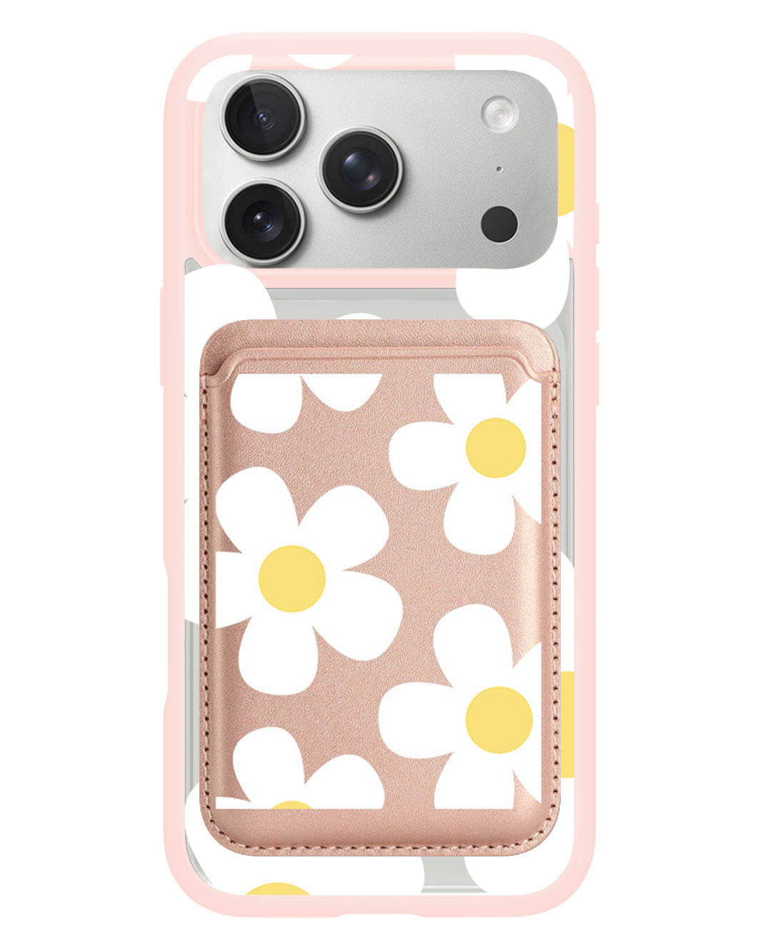 iPhone Magnetic Wallet Case - Daisy 4.0