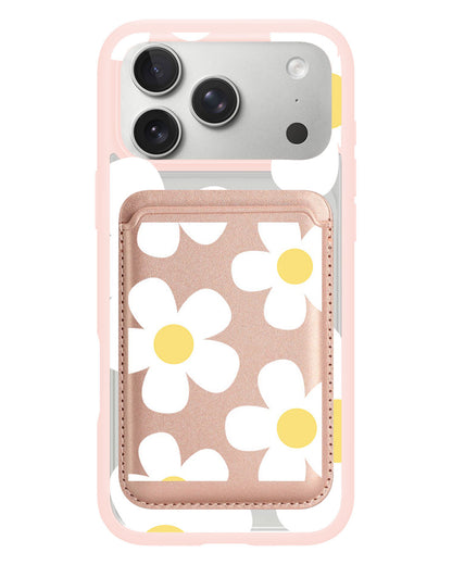 iPhone Magnetic Wallet Case - Daisy 4.0