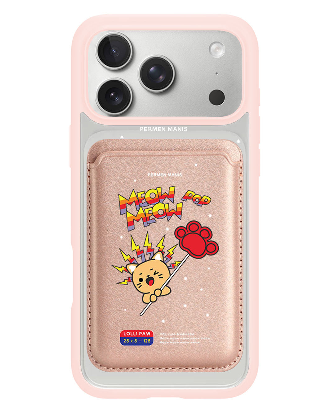iPhone Magnetic Wallet Case - Meow Pop 2.0