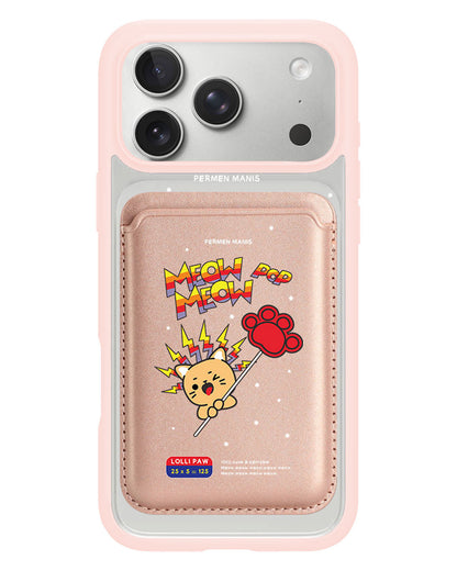 iPhone Magnetic Wallet Case - Meow Pop 2.0