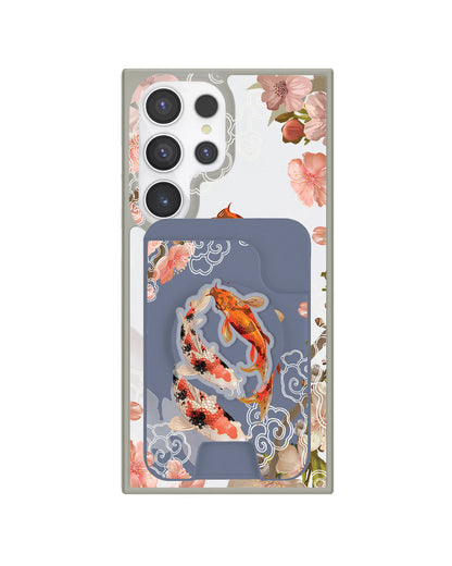 Android Magpop Wallet - Oil Painting Koi