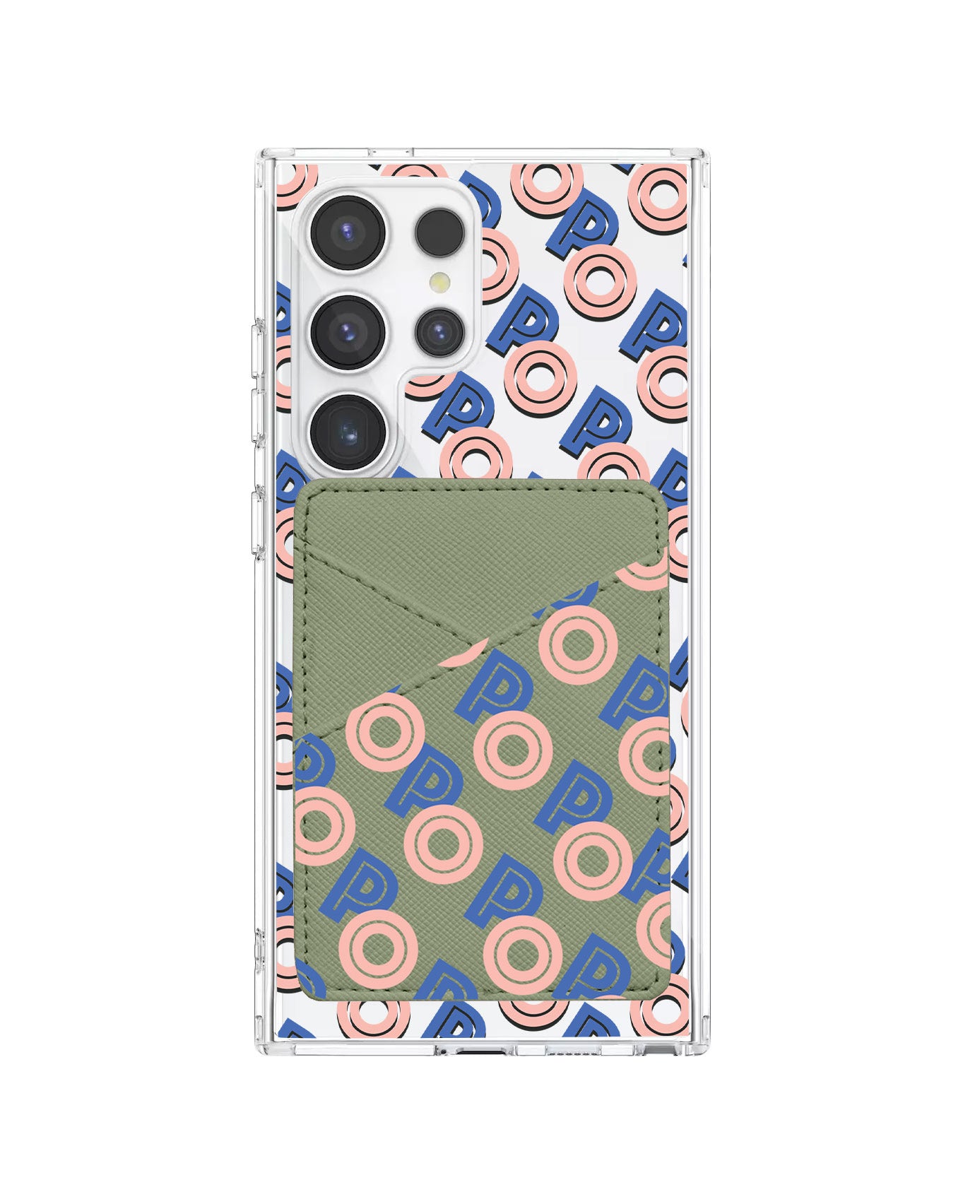 Android Phone Wallet Case - Initial 1.0 Monogram