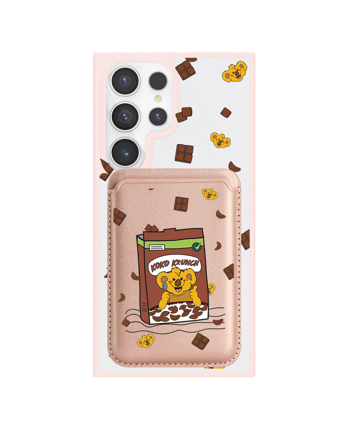 Android Magnetic Wallet Case - Choco Cereal