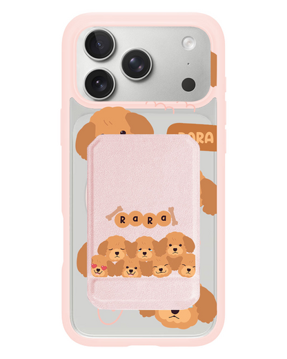 iPhone Magnetic Multifold Wallet - Poodle Squad 3.0