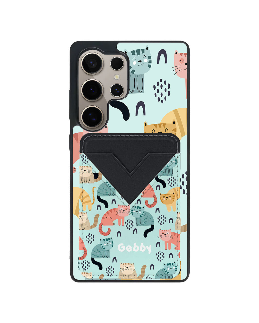 Android Avant Wallet Case - Rainbow Meow