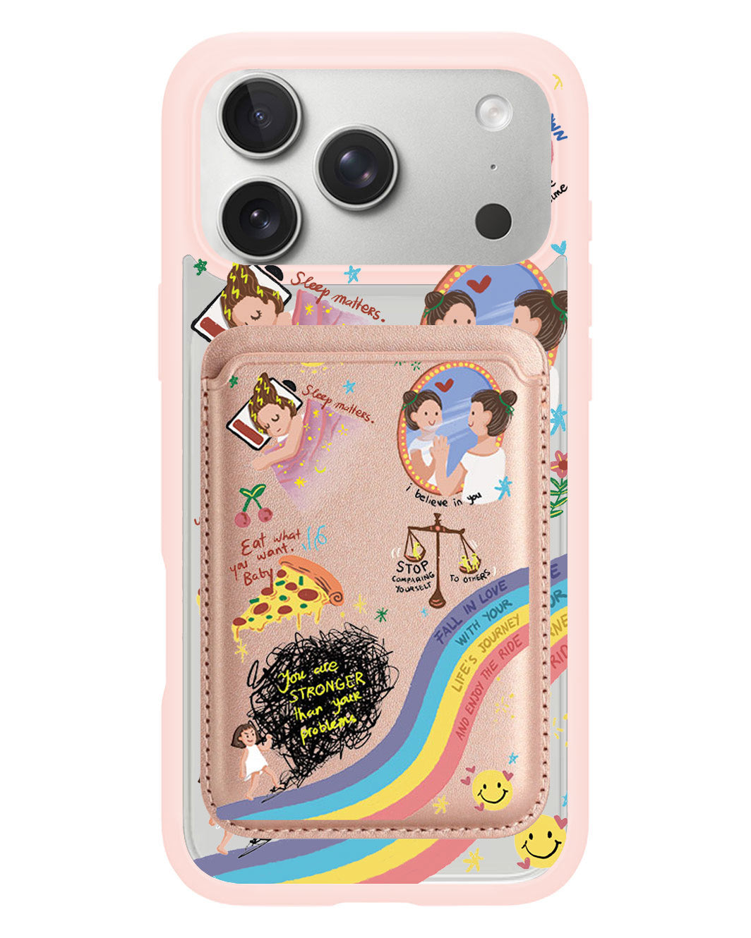 iPhone Magnetic Wallet Case - Self Love 2.0