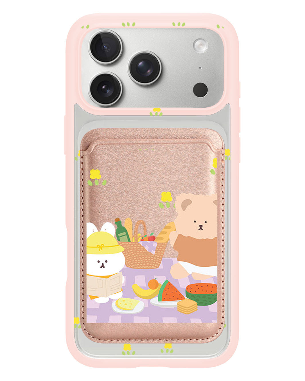iPhone Magnetic Wallet Case - Picnic Lilac