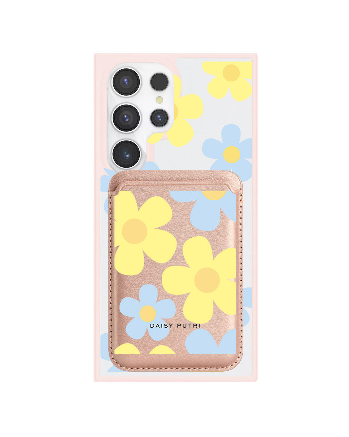 Android Magnetic Wallet Case - Daisy Skies