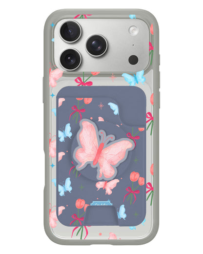 iPhone Magpop Wallet - Coquette Butterfly