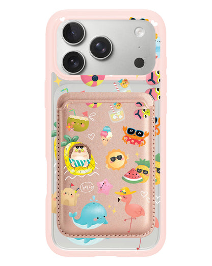 iPhone Magnetic Wallet Case - Summer