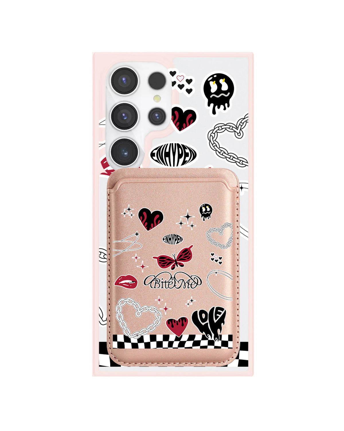 Android Magnetic Wallet Case - Enhypen Bite Me