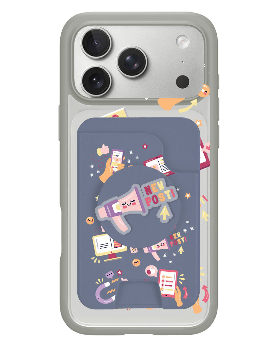 iPhone Magpop Wallet - Conten Creator