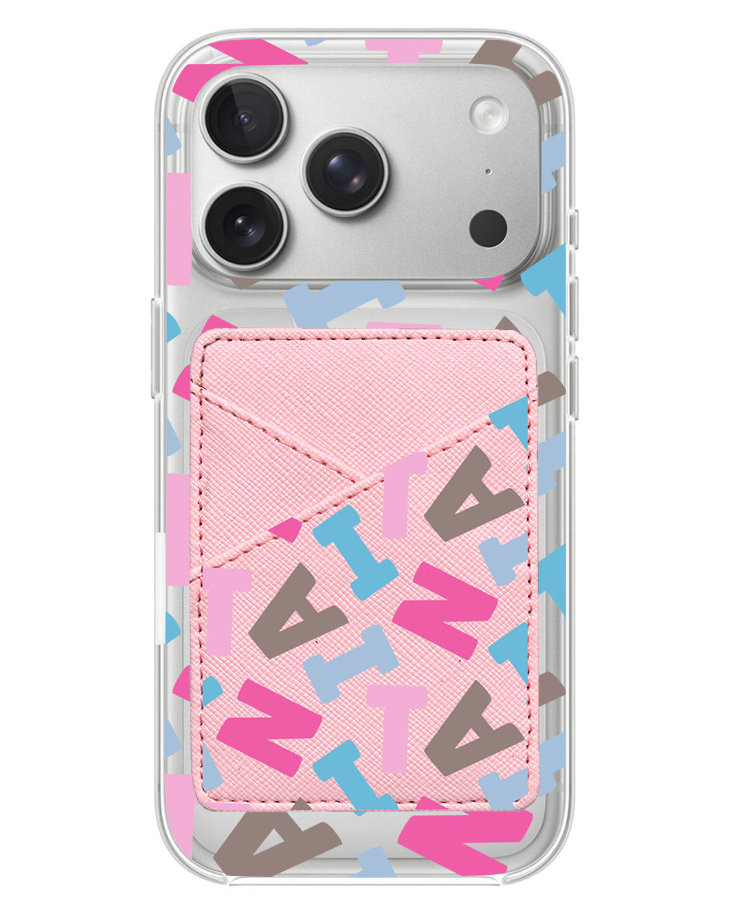 iPhone Phone Wallet Case - Scattered Monogram 2.0