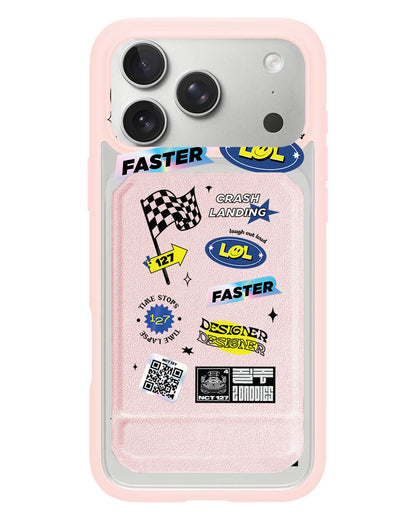 iPhone Magnetic Multifold Wallet - NCT127 Sticker Pack