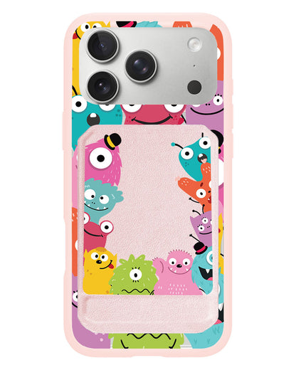 iPhone Magnetic Multifold Wallet - Little Monster
