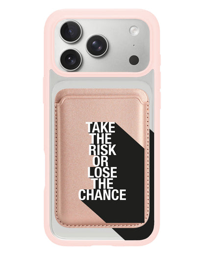 iPhone Magnetic Wallet Case - Take the Risk