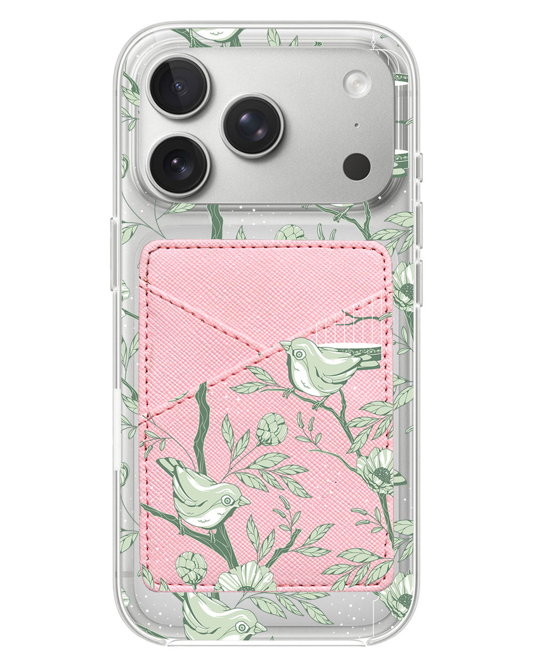 iPhone Phone Wallet Case - Lovebird Monochrome 4.0