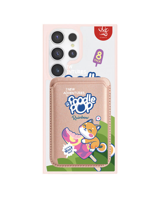 Android Magnetic Wallet Case - Poodle Pop