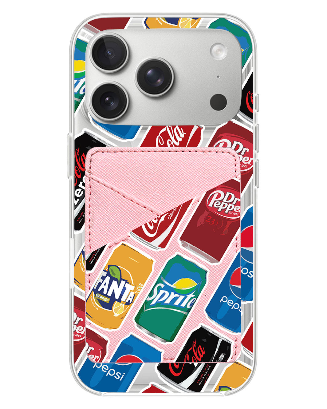 iPhone Phone Wallet Case - Soda