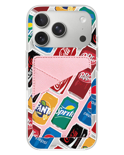 iPhone Phone Wallet Case - Soda
