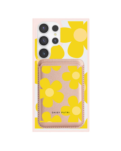 Android Magnetic Wallet Case - Daisy Sunshine