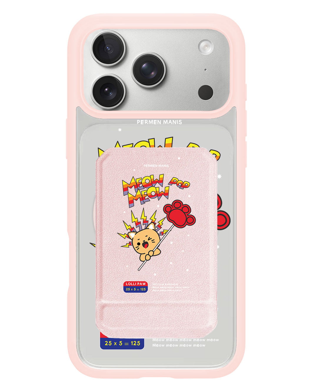 iPhone Magnetic Multifold Wallet - Meow Pop 2.0