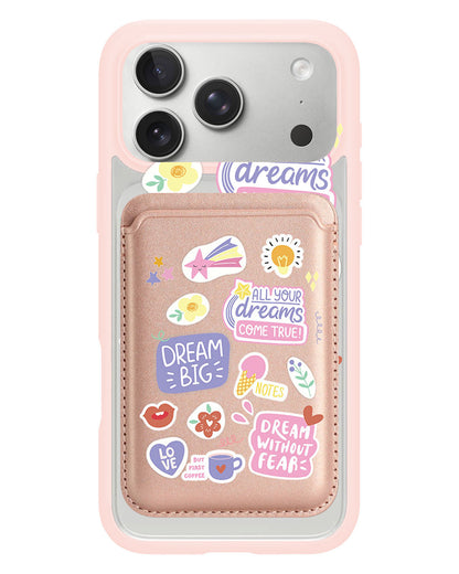 iPhone Magnetic Wallet Case - Dream Sticker Pack