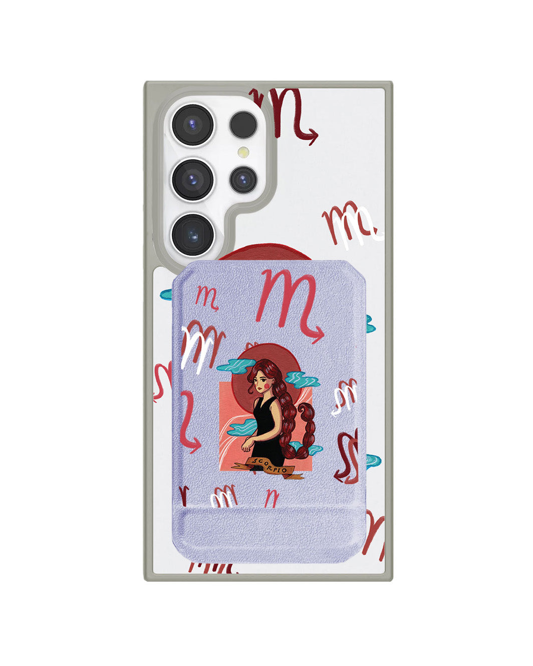 Android Magnetic Multifold Wallet - Scorpio
