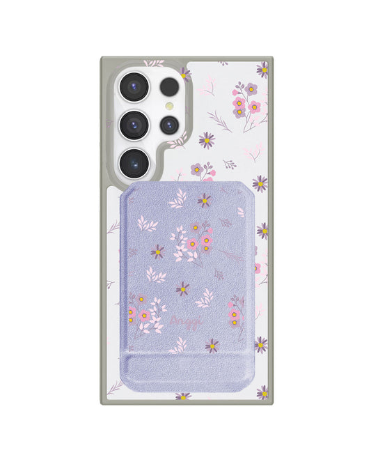 Android Magnetic Multifold Wallet - Cherry Blossom