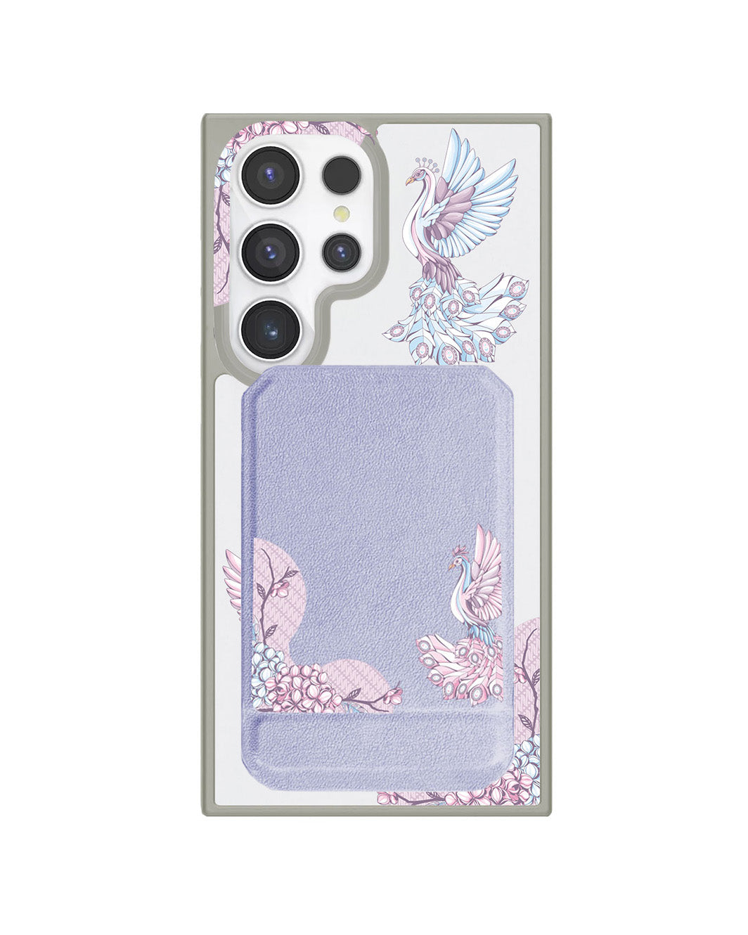 Android Magnetic Multifold Wallet - Peacock 1.0