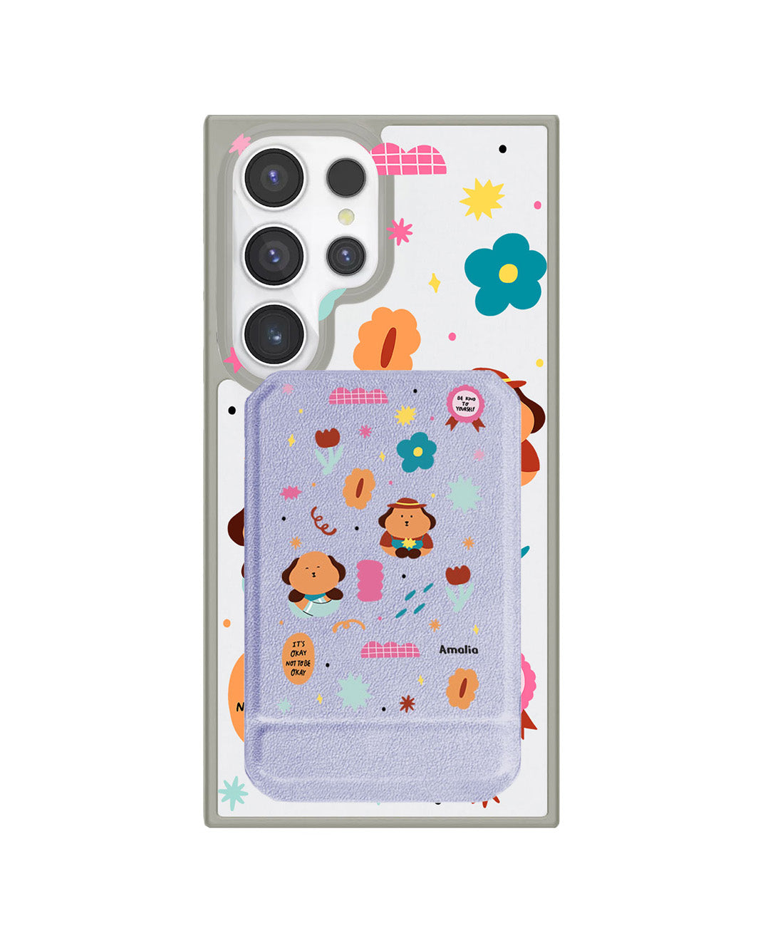 Android Magnetic Multifold Wallet - Selflove Garden