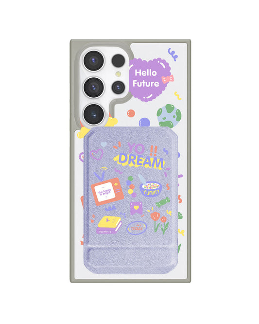 Android Magnetic Multifold Wallet - Hello Future