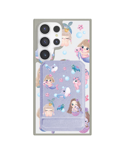 Android Magnetic Multifold Wallet - Little Mermaid