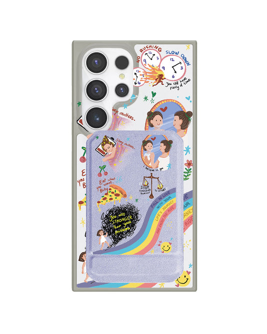 Android Magnetic Multifold Wallet - Self Love 2.0