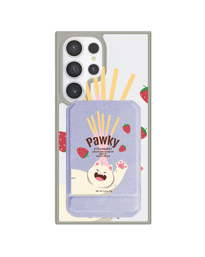 Android Magnetic Multifold Wallet - Pawky Cat
