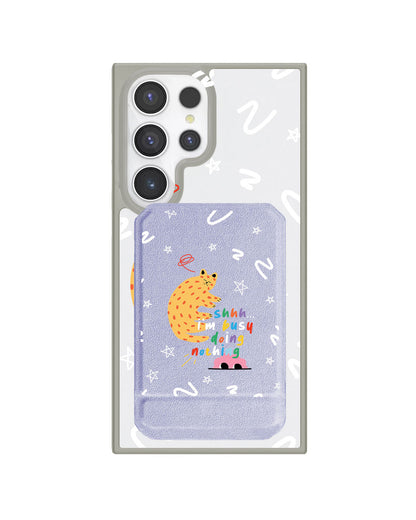 Android Magnetic Multifold Wallet - Busy doing nothing