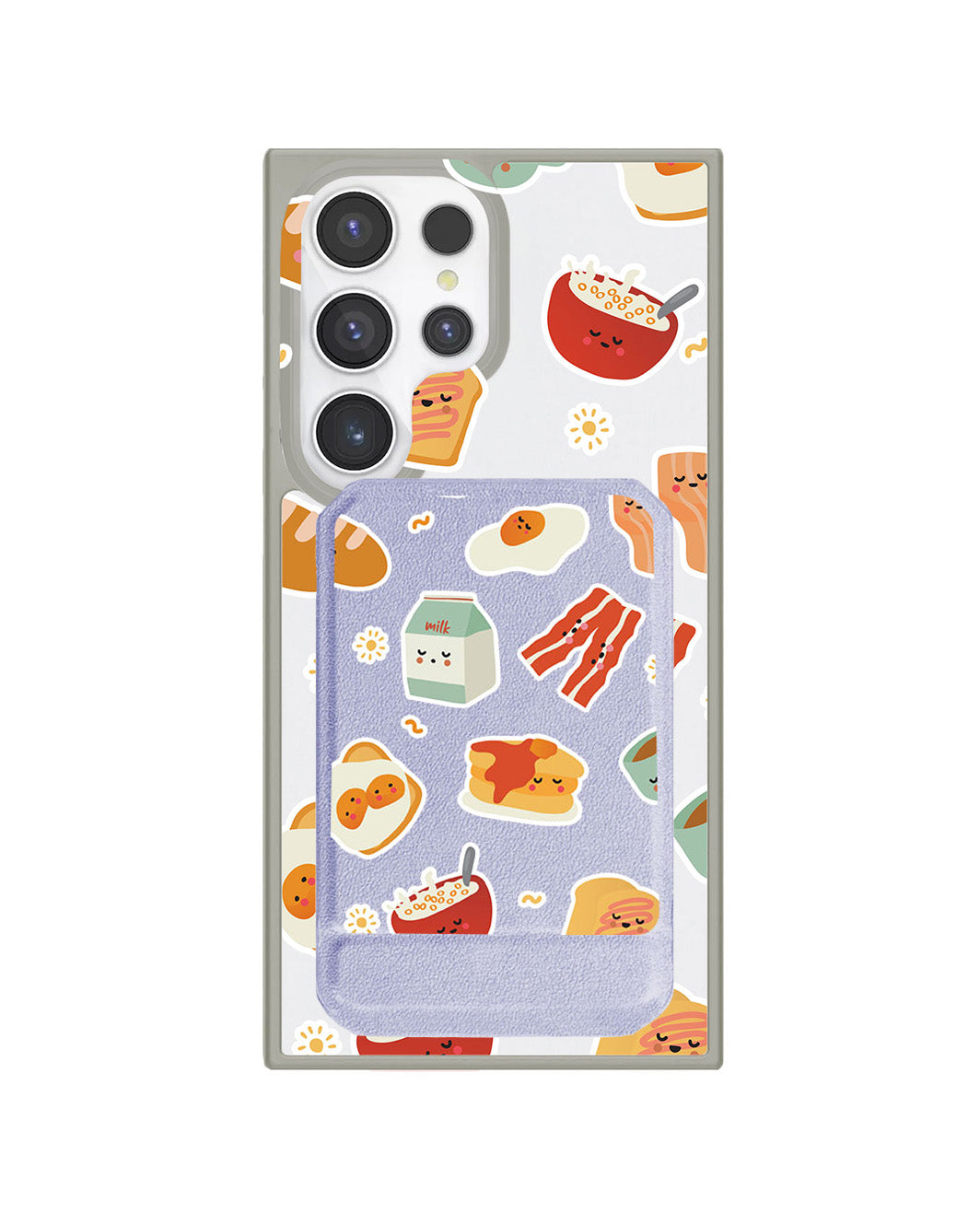 Android Magnetic Multifold Wallet - English Breakfast